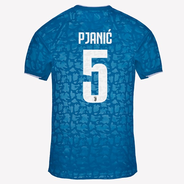 Camiseta Juventus NO.5 Pjanic Replica Tercera Ropa 2019/20 Azul